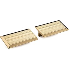 Nacario System 9034 Line-Çizgili Kulp Altın Renk Tek Adet 160 mm Altın Tek Ebat SSY9034 0160 Gl