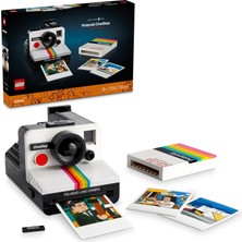 Nacario LEGO Ideas Polaroid Onestep Sx-70 Kamera 21345 – Fotoğraf Meraklısı Yetişkinler Için Koleksiyonluk ve Sergilenebilir Yaratıcı Model Yapım Seti, Doğum Günü Hediyesi Fikri (516 Parça)