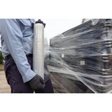Nacario Plastty Streç Film, 50 cm x 300 M, 23 Mikron Ekstra Güçlü, Şeffaf, Taşıma ve Koruma Için, Yüksek Mukavemetli, El Tipi Uygulama