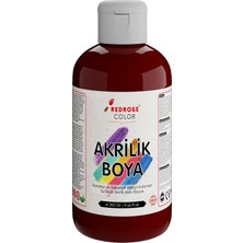 Nacario Red Rose Bordo Akrilik Boya 250 gr