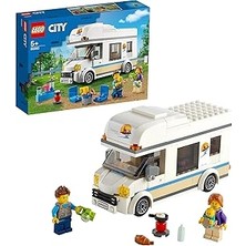 Nacario LEGO City Tatilci Karavanı 60283-5 Yaş ve Üzeri Çocuklar Için 2 Minifigür Içeren Yaratıcı Oyuncak Yapım Seti (190 Parça)