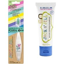 Nacario Jack N' Jıll Jack N Jill Doğal Diş Bakım Seti (Bunny&koala Diş Fırçası + Sakız Aromalı Macun 50G)