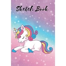 Nacario Mini Sketchbook Unicorn: For Ideas, Drawing & Doodles & More, Mini-Sketch Pad (6 x 9 Inches), Cute Unicorn - [professional Binding]