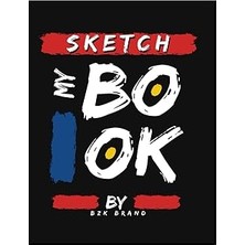 Nacario Sketchbook For Drawing, Writing And Doodling: Sketchbook: Dark Background, Large Blank Sketchbook, 110 Pages, 8.5" x 11", For Drawing, Sketching & Crayon Coloring