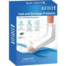 Nacario 2251 Kifidis Silikon Girişli Alçı ve Bandaj Koruyucu (Kol Için Uzun)