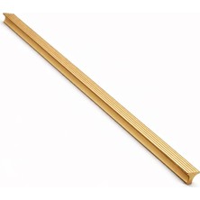 Nacario Foça Altın Çekmece Dolap Kulpu 992 mm Uzun Modern Tasarım Metal Kulp Mutfak Banyo Mobilya Kulbu