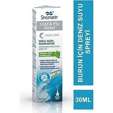 Nacario Sinomarin Cold & Flu Relief Sprey, 30 Ml, Burun Bakımı