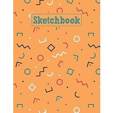 Nacario Sketchbook: 8.5 x 11 Notebook For Creative Drawing And Sketching Activities With Unique Geometric Themed Cover Design