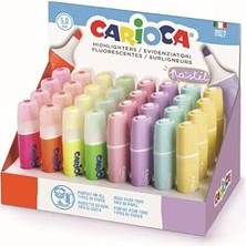 Nacario Carioca Pastel+Fosforlu Işaretleme Kalemi 32Lİ Stand 8 Renk