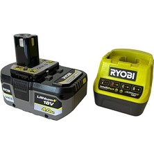 Nacario Enerji Seti 4,0 Ah Akü ve Şarj Cihazı Ryobı RC18120-140X One + 18V