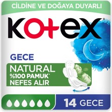 Nacario Kotex Natural Ultra Süper Ekonomik Gece 14'lü 1 Paket