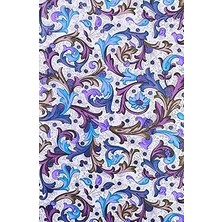 Nacario Vintage Floral Sketchbook Blue: Hardcover: 5.5in x 8.5in, Includes 120 High Quality Soft Matte Cream Sheets
