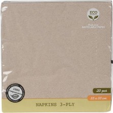 Nacario PEÇETE%100 Eco Kağıt 33 * 33CM 20 Adet