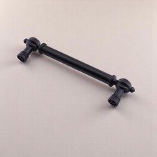 Nacario Defne Metal Kulp Siyah 160 mm Mobilya Çekmece Dolap Kapak Kulpları Kulb Kulpu Mutfak Dolabı
