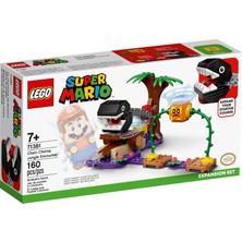 Nacario LEGO Super Mario Chain Chomp Orman Karşılaşması Ek Macera Seti 71381 - Çocuklar Için Yaratıcı Koleksiyonluk Oyuncak Yapım Seti (160 Parça)