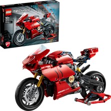 Nacario LEGO Technic Ducati Panigale V4 R 42107-10 Yaş ve Üzeri Yüksek Performanslı Oyuncak Arabaları Seven Çocuklar Için Koleksiyonluk Yaratıcı Oyuncak Model Yapım Seti (646 Parça)