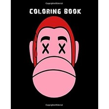 Nacario Coloring Book: Monkey Dead Ape - 59 Pages - 8 x 10 Inches