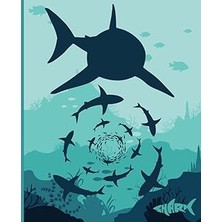 Nacario Independently Published Fun Shark Sketch/doodle Book 7.5"x9.25" | Blank Interior Pages 120 Pages | Great For Boys, Girls, Shark Lovers, Adults