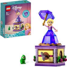 Nacario Lego® │ Disney Princess Dönen Rapunzel 43214-5 Yaş ve Üzeri Prenses Hayranları Için Hayal Gücüne Dayalı Oyunlar Sunan Yaratıcı Oyuncak Yapım Seti (89 Parça)