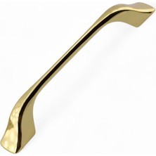 Nacario Ovit Metal Parlak Altın Gold Kulp 128 mm Mobilya Çekmece Mutfak Dolabı Dolap Kapak Kulpları Kulb