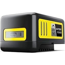 Nacario Kärcher 2.445-035.0 18 V / 5.0 Ah Rechargeable Battery, Black, Yellow, 95.0 Mm*96.0 MM*142.0 mm