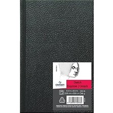 Nacario Canson Sanatçı Serisi Eskiz Defteri Kağıt Pedi, Kalem ve Kömür Için, Asit Içermez, Sert Ciltli, 29,5 Kg, 5,5 x 8,5 Inç, 100 Yaprak, 0, 5,5 x 8,5 cm