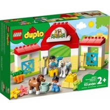 Nacario LEGO Duplo At Ahırı ve Midilli Bakımı 10951 Okul Öncesi Yaştaki Çocuklar Için At ve Midilli Ahırı Oyun Seti ve Eğitici Oyuncağı (65 Parça)
