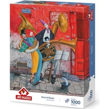 Nacario Art Puzzle Müzik Ruhu 1000 Parça Puzzle Eğlenceli Tasarım Doğa Teması