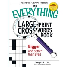 Nacario The Everything Large-Print Crosswords Book: Bigger And Better Than Ever!