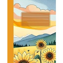 Nacario Independently Published Watercolor Sunflower Journal