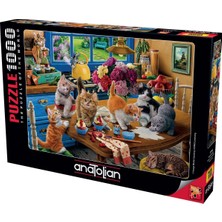 Nacario Anatolian Puzzle - Mutfak Kedileri / 1000 Parça Puzzle, #1114