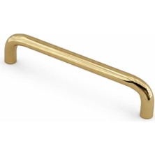 Nacario Özen Metal (128 mm - 12.8 Cm) Titanyum Renk Mobilya Mutfak Çekmece Dolap Kapak Kulbu Kulpu Kulpları