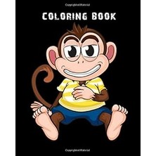 Nacario Coloring Book: Monkey Sitting 0 - 59 Pages - 8 x 10 Inches