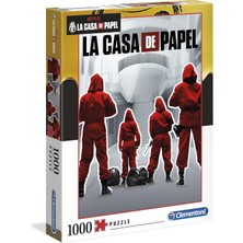 Nacario Clementoni - 1000 Parça La Casa De Papel Yetişkin Puzzle - 1