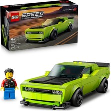 Nacario LEGO Speed Champions Dodge Challenger Srt Hellcat 77237 – 9 Yaş ve Üzeri Yarış Arabası Tutkunu Çocuklar Için Koleksiyonluk Spor Araba Modeli, Yaratıcı Oyuncak Yapım Seti Hediye Fikri (390 Parça)