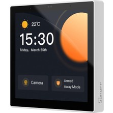 Nacario Sonoff Nspanel Pro 86 Akıllı Ev Kontrol Paneli - Zigbee Hub, Home Assistant, Matter Bridge, Akıllı Sahne Güvenliği, Termostat - Alexa, Google Home, Apple Home (Beyaz) ile Çalışır