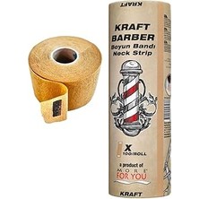Nacario Mfy Braun Tek Kullanımlık Boyun Kağıdı, Kahverengi Boyunluk, Boyun Koruyucusu, Tek Kullanımlık Boyun Koruması, Kuaför Ihtiyacı, Hijyenik Boyun Koruması, Salon Için Tek Kullanımlık Krep Kağıdı, 5 Rulo,