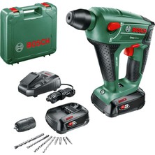 Nacario Bosch Home And Garden Akülü Kırıcı Delici Uneomaxx (18 Volt Sistemi, 2 Akü, 8 Parça Aksesuar Ucu Dahildir, Betonda Maksimum Delme Çapı 10 Mm, Taşıma Çantasında)