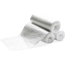 Nacario Mini Boy Şeffaf Çöp Poşeti 120’LI – 40X50 cm Sızdırmaz, Yırtılmaz ve Dayanıklı Atık Torbası, Şeffaf Çöp Torbası, Ev Ofis ve Banyo Için Uygun