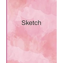 Nacario Pink Artist Sketch Pad For Girls Teens Women Adults Abstract Journal Cute Pretty 8X10 120 Blank Pages