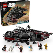 Nacario LEGO Star Wars Karanlık Falcon 75389 – 10 Yaş ve Üzeri Star Wars Seven Kız ve Erkek Çocukları Için C-3po Dahil 6 Minifigür Içeren Oyuncak Araç Yapım Seti, Çocuk Doğum Günü Hediyesi Fikri (1579 Parça)