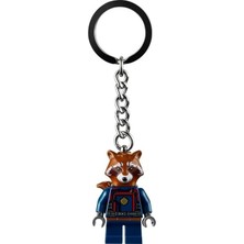 Nacario LEGO Marvel Süper Kahramanlar Roket Rakun Minifigür Anahtarlık 854296, Kahverengi, Small, Kahverengi, S