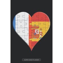Nacario Planner: French Spanish Flag United Heart Jigsaw Puzzle Flags Of France Spain