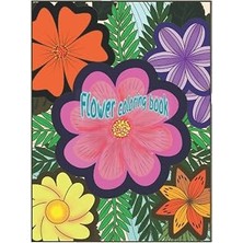 Nacario Flower Coloring Book: Relax With 50 Floral Patterns, Size 8.5*11 Inches, Large, Comfortable For The Eyes.