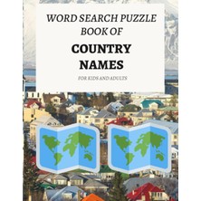 Nacario Word Search Puzzle For Names Of All Countrıes In The World - Large Prınt: Great For Gıfts, Perfect For Adults, Kıds And Teens. Very Good Actıvıty Book For Braın Actıvıty