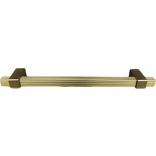 Nacario System 9223 Çizgili Modern Kulp Gold Branch Renk 320 mm Çok Renkli