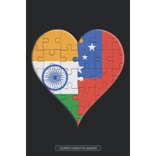 Nacario Planner: Indian Samoan Flag United Heart Jigsaw Puzzle Flags Of India Samoa