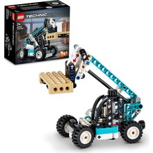 Nacario Lego® Technic Teleskopik Yükleyici 42133 – 7 Yaş ve Üzeri Araçları Seven Çocuklar Için 2’si 1 Arada Yaratıcı Oyuncak Model Yapım Seti (143 Parça)