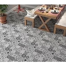 Nacario Stickerart Yer Kaplama Zemin Kaplama Folyosu 65X130 cm Spanish Retro Tile