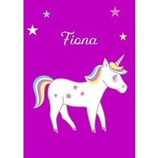 Nacario Fiona: Unicorn Notebook / Coloring Book / Diary - Dın A4 - Blank